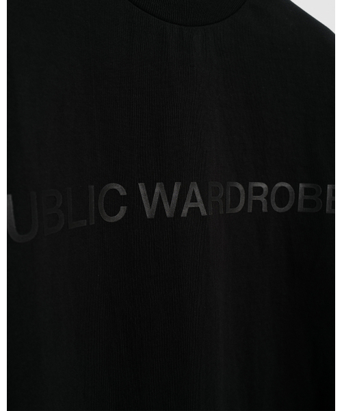 PUBLIC WARDROBE(パブリック ワードローブ)の「ラウンドネックロゴTシャツ(Tシャツ/カットソー・メンズ・その他・1/2/3)」の5枚目の写真
