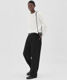 MUILL（ミュール）の「ビッグポケットワイドスラックス（ブラック）（スラックス）」