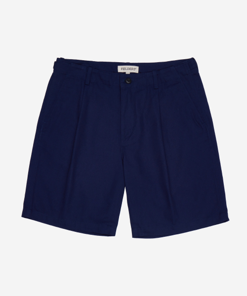 FIELDERS(フィールダーズ)の「BASIC STANDARD FIT ONE-TUCK SHORTS NAVY(その他パンツ・メンズ・その他・MEDIUM/LARGE)」の2枚目の写真