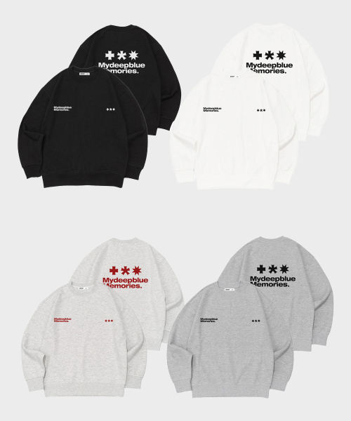 mydeepbluememories（マイディープブルーメモリーズ）の「MM SYMBOL LOGO MTM (WHITE)（スウェット・レディース・ホワイト・FREE/2）」の2枚目の写真