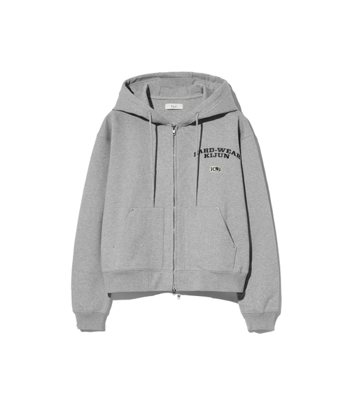 KIJUN MEN（キジュンメンズ）の「Rivet Zip-Up Hoodie Melange Grey（パーカー・メンズ・その他・LARGE/X-LARGE）」の4枚目の写真