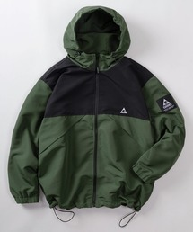 GERRY（ジェリー）の「【70】【GERRY/ジェリー】ナイロンライク フードジャケット/マウンテンパーカー/ワンポイントロゴ/ドローコード（ナイロンジャケット）」