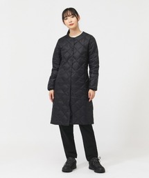TAION | タイオン TAION SINGLE SNAP BUTTON CREW NECK LONG DOWN COAT(ダウンジャケット/コート)