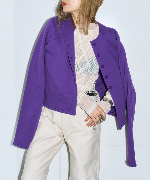 SWEAT CARDIGAN：スウェット（カーディガン/ボレロ）｜CITYSHOP