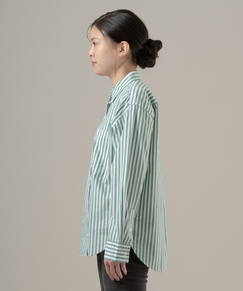 Levi's（リーバイス）の「Levi's/リーバイス ハーリー ボーイフレンドシャツ（シャツ/ブラウス・レディース・グリーン・M/S/XS）」の2枚目の写真