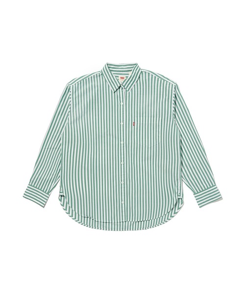 Levi's（リーバイス）の「Levi's/リーバイス ハーリー ボーイフレンドシャツ（シャツ/ブラウス・レディース・グリーン・M/S/XS）」の7枚目の写真
