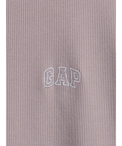 GAP(ギャップ)の「リブ GAPロゴ 半袖チビTシャツ(Tシャツ/カットソー・レディース・ピンク/ホワイト/ベージュ/ブラック/ブルー/イエロー・XS/XXS/S/M/L/XL)」の22枚目の写真