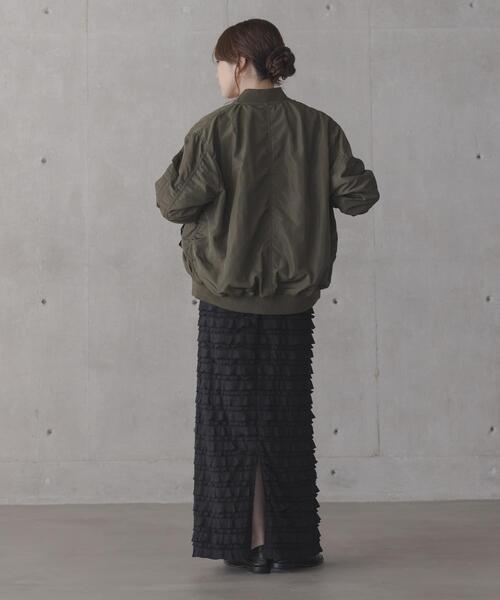 URBAN RESEARCH Sonny Label(アーバンリサーチサニーレーベル)の「『WEB限定』リバーシブルオーバーMA-1(MA-1・レディース・ホワイト系その他/グリーン系その他・FREE)」の7枚目の写真