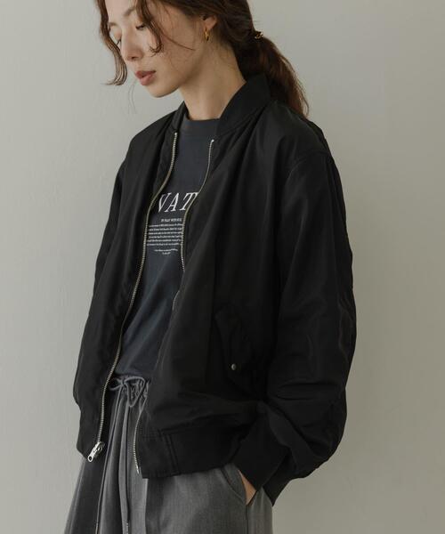 URBAN RESEARCH Sonny Label(アーバンリサーチサニーレーベル)の「『WEB限定』リバーシブルオーバーMA-1(MA-1・レディース・ホワイト系その他/グリーン系その他・FREE)」の8枚目の写真