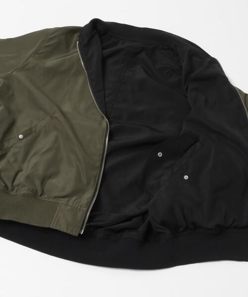 URBAN RESEARCH Sonny Label(アーバンリサーチサニーレーベル)の「『WEB限定』リバーシブルオーバーMA-1(MA-1・レディース・ホワイト系その他/グリーン系その他・FREE)」の18枚目の写真
