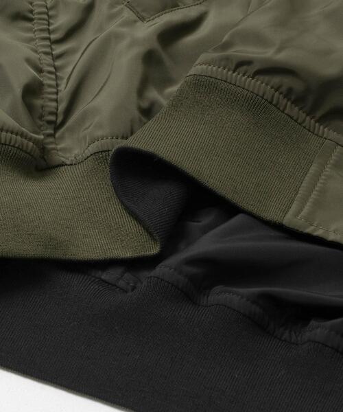 URBAN RESEARCH Sonny Label(アーバンリサーチサニーレーベル)の「『WEB限定』リバーシブルオーバーMA-1(MA-1・レディース・ホワイト系その他/グリーン系その他・FREE)」の21枚目の写真