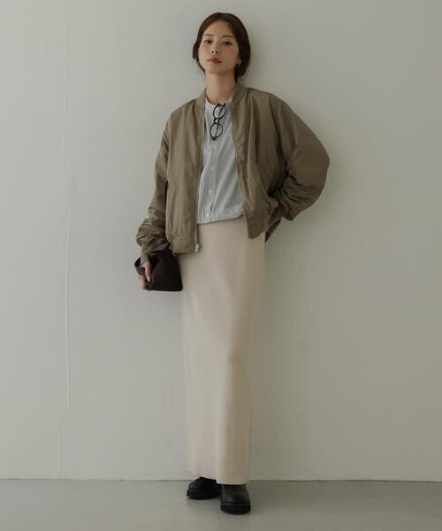 URBAN RESEARCH Sonny Label(アーバンリサーチサニーレーベル)の「『WEB限定』リバーシブルオーバーMA-1(MA-1・レディース・ホワイト系その他/グリーン系その他・FREE)」の18枚目の写真