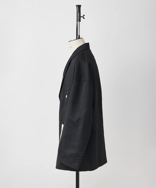 SHINYAKOZUKA(シンヤコヅカ)の「HIS JK WITH DICKIES(テーラードジャケット・メンズ・ダークグレー/ブラック・S/M)」の3枚目の写真