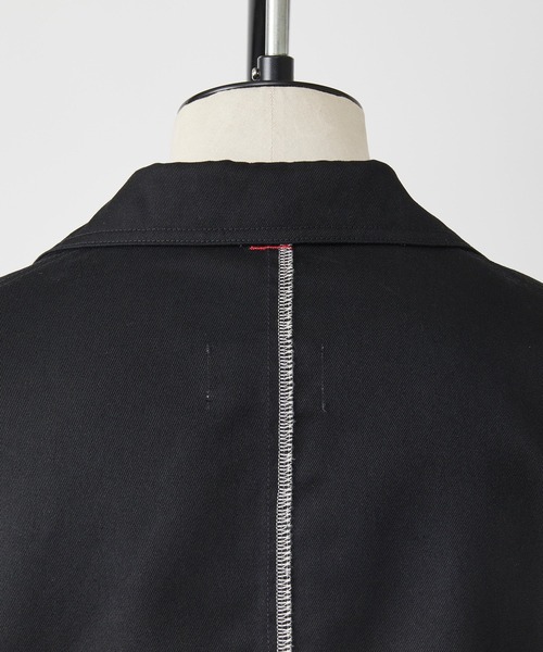 SHINYAKOZUKA(シンヤコヅカ)の「HIS JK WITH DICKIES(テーラードジャケット・メンズ・ダークグレー/ブラック・S/M)」の5枚目の写真
