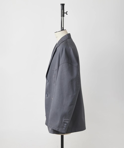 SHINYAKOZUKA(シンヤコヅカ)の「HIS JK WITH DICKIES(テーラードジャケット・メンズ・ダークグレー/ブラック・S/M)」の8枚目の写真