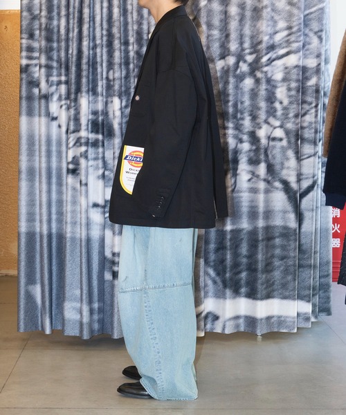 SHINYAKOZUKA(シンヤコヅカ)の「HIS JK WITH DICKIES(テーラードジャケット・メンズ・ダークグレー/ブラック・S/M)」の15枚目の写真