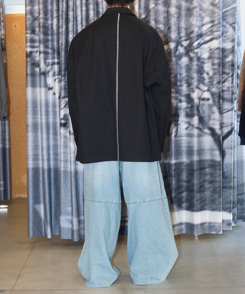SHINYAKOZUKA(シンヤコヅカ)の「HIS JK WITH DICKIES(テーラードジャケット・メンズ・ダークグレー/ブラック・S/M)」の16枚目の写真