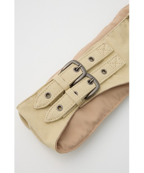 LAGUA GEM(ラグアジェム)の「COTTON POCKET BELT バッグ(ボディバッグ/ウエストポーチ・レディース・ライトベージュ/カーキ・FREE)」の19枚目の写真