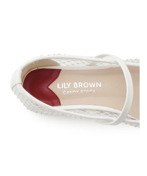 LILY BROWN（リリーブラウン）の「[L.B CANDY STOCK]スクエアバレエシューズ（スリッポン・レディース・ブラック/ホワイト/ミント・S/M/L）」の19枚目の写真