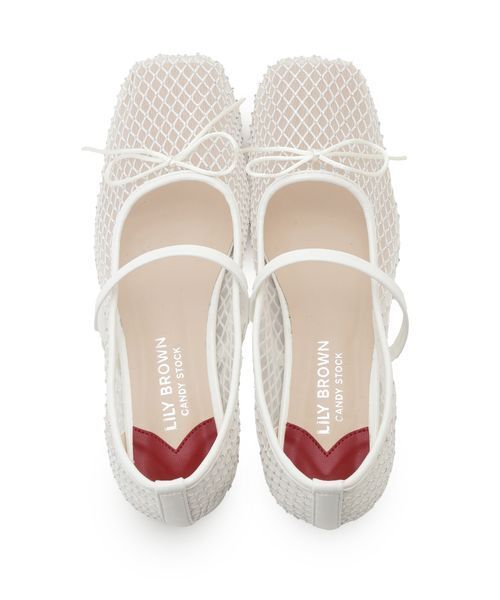 LILY BROWN（リリーブラウン）の「[L.B CANDY STOCK]スクエアバレエシューズ（スリッポン・レディース・ブラック/ホワイト/ミント・S/M/L）」の20枚目の写真