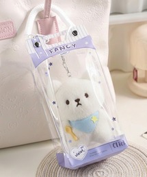 VIBGYOR（ヴィブジョー）の「oshipic/推し活 推しぬい 保護ポーチ クリア デザイン ケース S0032（ポーチ）」