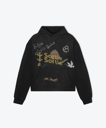 WESKEN（ウェスケン）の「[UNISEX] OVERSIZED SORTIE HOODIE (BLACK)（パーカー）」