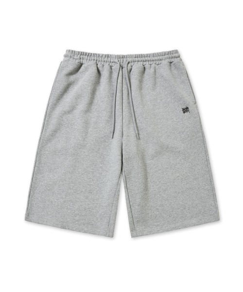 BROWNBREATH(ブラウンブレス)の「TAG SWEAT SHORTS - MELANGE GREY(その他パンツ・レディース・その他・S/M/L/XL)」の1枚目の写真