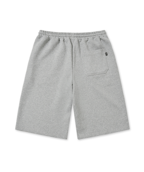 BROWNBREATH(ブラウンブレス)の「TAG SWEAT SHORTS - MELANGE GREY(その他パンツ・レディース・その他・S/M/L/XL)」の2枚目の写真
