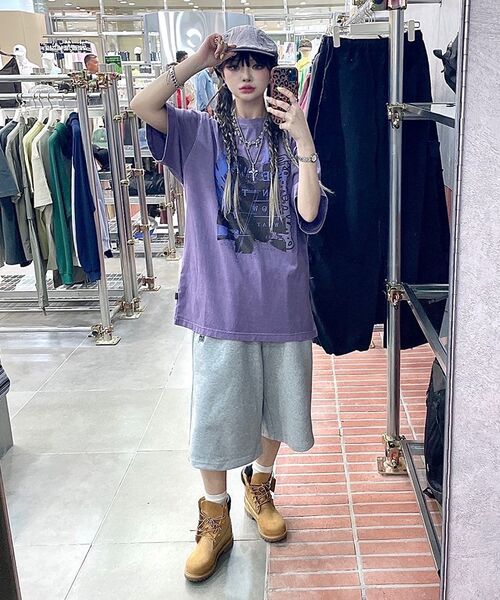 BROWNBREATH(ブラウンブレス)の「TAG SWEAT SHORTS - MELANGE GREY(その他パンツ・レディース・その他・S/M/L/XL)」の9枚目の写真