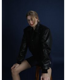 RVD（アールブイディー）の「(RRC)クロップバスティジャケット(ブラック)（スタジャン）」