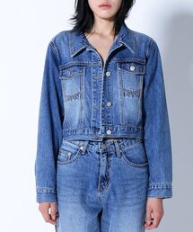 DILETTANTISME（ディレッタンティズム）の「ミッドウォッシングデニムクロップショートジャケット（デニムジャケット）」