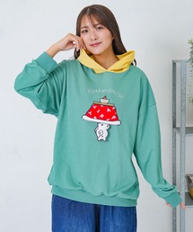 ScoLar Parity（スカラーパリティ）の「353142：ぐうたらの極み こたつクマフード付きプルオーバー（Tシャツ/カットソー）」