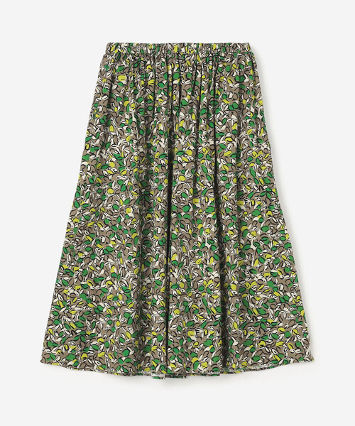 ORCIVAL（オーシバル）の「ORCIVAL | コットンポプリン プリントAラインスカート WOMEN（スカート・レディース・ブルー系その他5/グリーン系その他・1）」の15枚目の写真