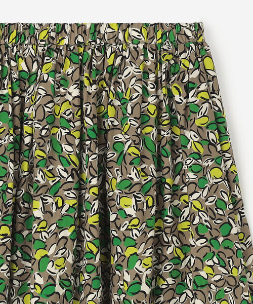 ORCIVAL（オーシバル）の「ORCIVAL | コットンポプリン プリントAラインスカート WOMEN（スカート・レディース・ブルー系その他5/グリーン系その他・1）」の17枚目の写真