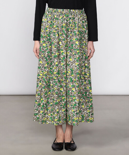 ORCIVAL（オーシバル）の「ORCIVAL | コットンポプリン プリントAラインスカート WOMEN（スカート・レディース・ブルー系その他5/グリーン系その他・1）」の12枚目の写真