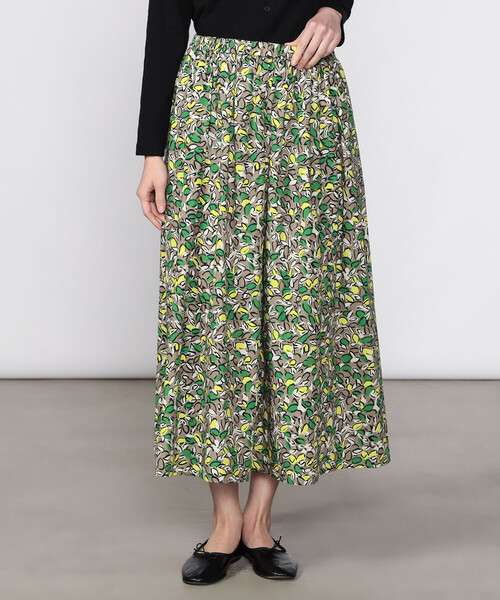 ORCIVAL（オーシバル）の「ORCIVAL | コットンポプリン プリントAラインスカート WOMEN（スカート・レディース・ブルー系その他5/グリーン系その他・1）」の10枚目の写真