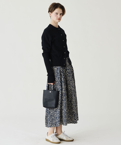 ORCIVAL（オーシバル）の「ORCIVAL | コットンポプリン プリントAラインスカート WOMEN（スカート・レディース・ブルー系その他5/グリーン系その他・1）」の5枚目の写真