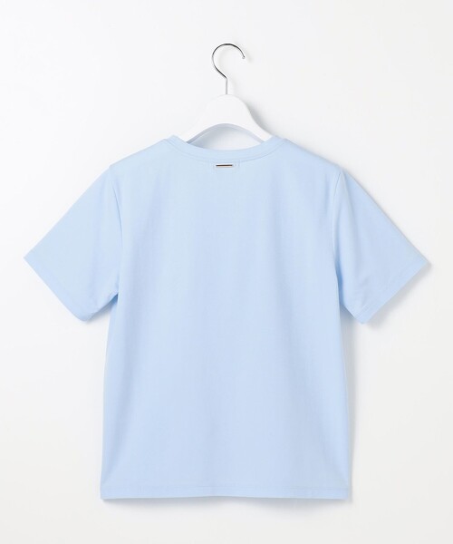 自由区(ジユウク)の「ハイカウント Tシャツ(Tシャツ/カットソー・レディース・アイボリー系/ダークブラウン系・38/40)」の17枚目の写真