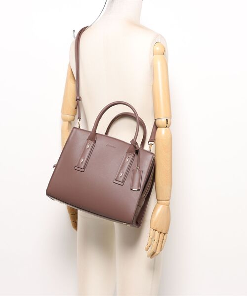 Jewelna Rose(ジュエルナローズ)の「メルジュール トートバッグ ミドルサイズ 65601(ハンドバッグ・レディース・ブラック/ブラウン/グレイッシュベージュ・FREE)」の16枚目の写真