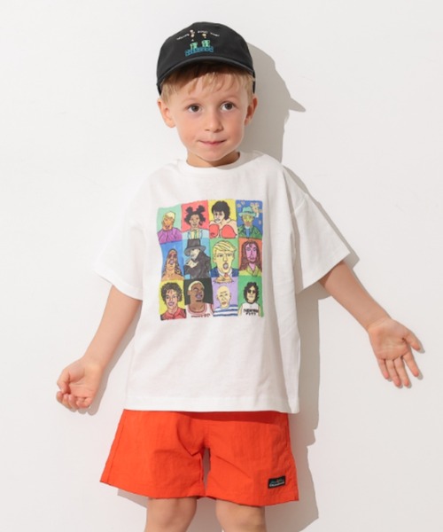 Ocean&Ground(オーシャン&グラウンド)の「シティプリントTシャツ(Tシャツ/カットソー・キッズ・ブラック/キナリ/ホワイト/ライム・140/130/120/110/100/90/80)」の2枚目の写真