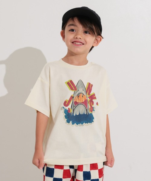 Ocean&Ground(オーシャン&グラウンド)の「シティプリントTシャツ(Tシャツ/カットソー・キッズ・ブラック/キナリ/ホワイト/ライム・140/130/120/110/100/90/80)」の3枚目の写真