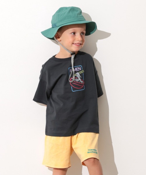 Ocean&Ground(オーシャン&グラウンド)の「シティプリントTシャツ(Tシャツ/カットソー・キッズ・ブラック/キナリ/ホワイト/ライム・140/130/120/110/100/90/80)」の4枚目の写真