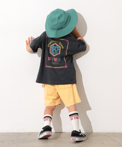 Ocean&Ground(オーシャン&グラウンド)の「シティプリントTシャツ(Tシャツ/カットソー・キッズ・ブラック/キナリ/ホワイト/ライム・140/130/120/110/100/90/80)」の9枚目の写真