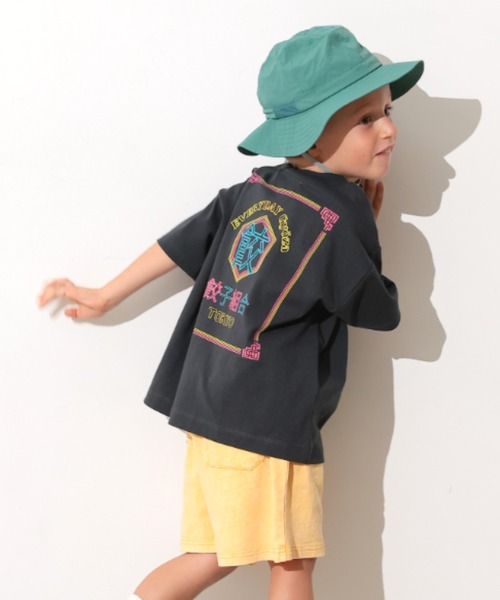 Ocean&Ground(オーシャン&グラウンド)の「シティプリントTシャツ(Tシャツ/カットソー・キッズ・ブラック/キナリ/ホワイト/ライム・140/130/120/110/100/90/80)」の6枚目の写真