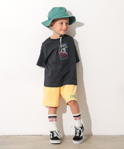 Ocean&Ground(オーシャン&グラウンド)の「シティプリントTシャツ(Tシャツ/カットソー・キッズ・ブラック/キナリ/ホワイト/ライム・140/130/120/110/100/90/80)」の10枚目の写真