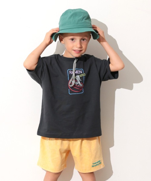 Ocean&Ground(オーシャン&グラウンド)の「シティプリントTシャツ(Tシャツ/カットソー・キッズ・ブラック/キナリ/ホワイト/ライム・140/130/120/110/100/90/80)」の5枚目の写真