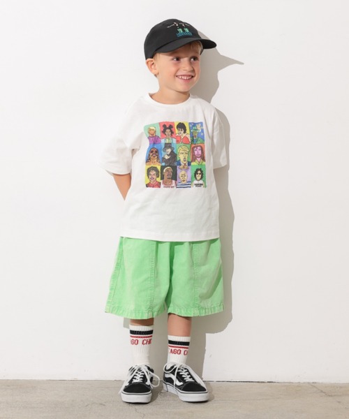 Ocean&Ground(オーシャン&グラウンド)の「シティプリントTシャツ(Tシャツ/カットソー・キッズ・ブラック/キナリ/ホワイト/ライム・140/130/120/110/100/90/80)」の19枚目の写真