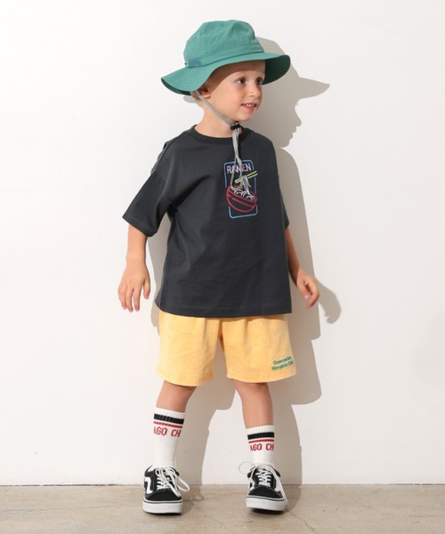 Ocean&Ground(オーシャン&グラウンド)の「シティプリントTシャツ(Tシャツ/カットソー・キッズ・ブラック/キナリ/ホワイト/ライム・140/130/120/110/100/90/80)」の7枚目の写真