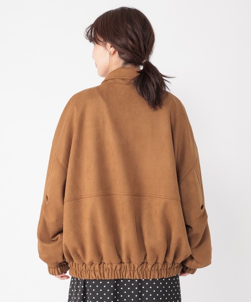 studio CLIP（スタディオクリップ）の「【WEB限定】スエードライクブルゾン（ブルゾン・レディース・ブラウン/ライトベージュ・FREE）」の16枚目の写真