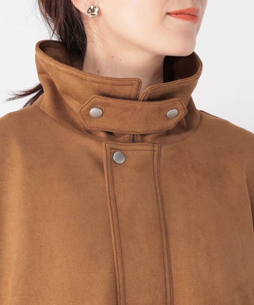 studio CLIP（スタディオクリップ）の「【WEB限定】スエードライクブルゾン（ブルゾン・レディース・ブラウン/ライトベージュ・FREE）」の22枚目の写真